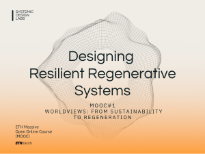 MOOC: Designing Resilient Regenerative Systems